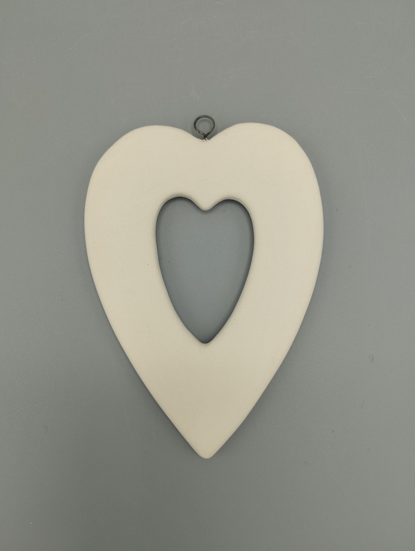 Decorazioni natalizie (3 pezzi) in ceramica semilavorata GREZZA da dipingere