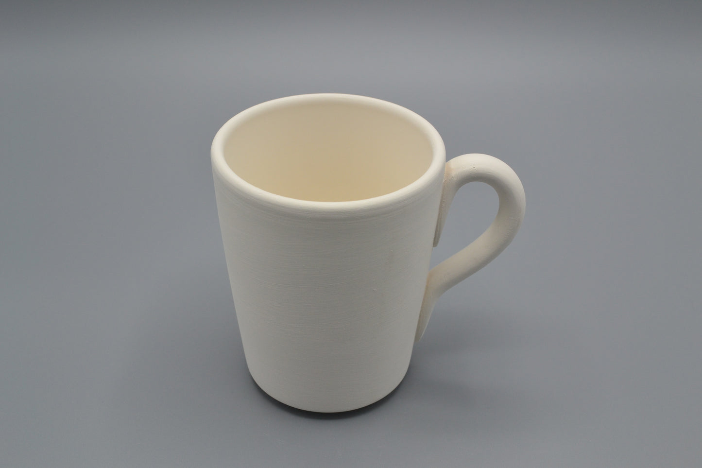 Bicchiere bibita con manico in ceramica semilavorata GREZZA da dipingere