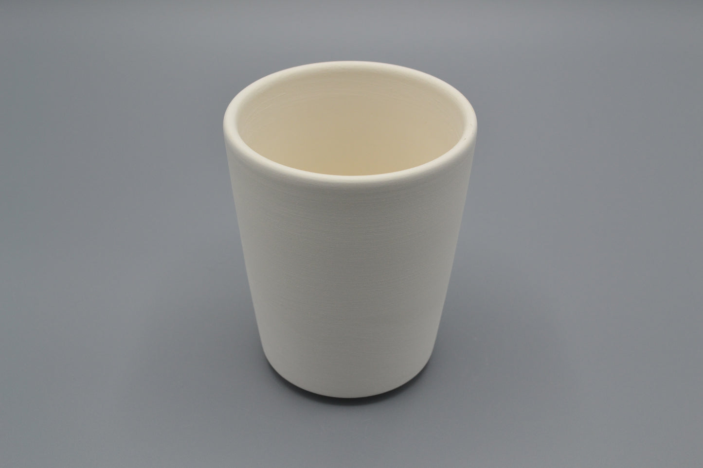 Bicchiere bibita in ceramica semilavorata GREZZA da dipingere