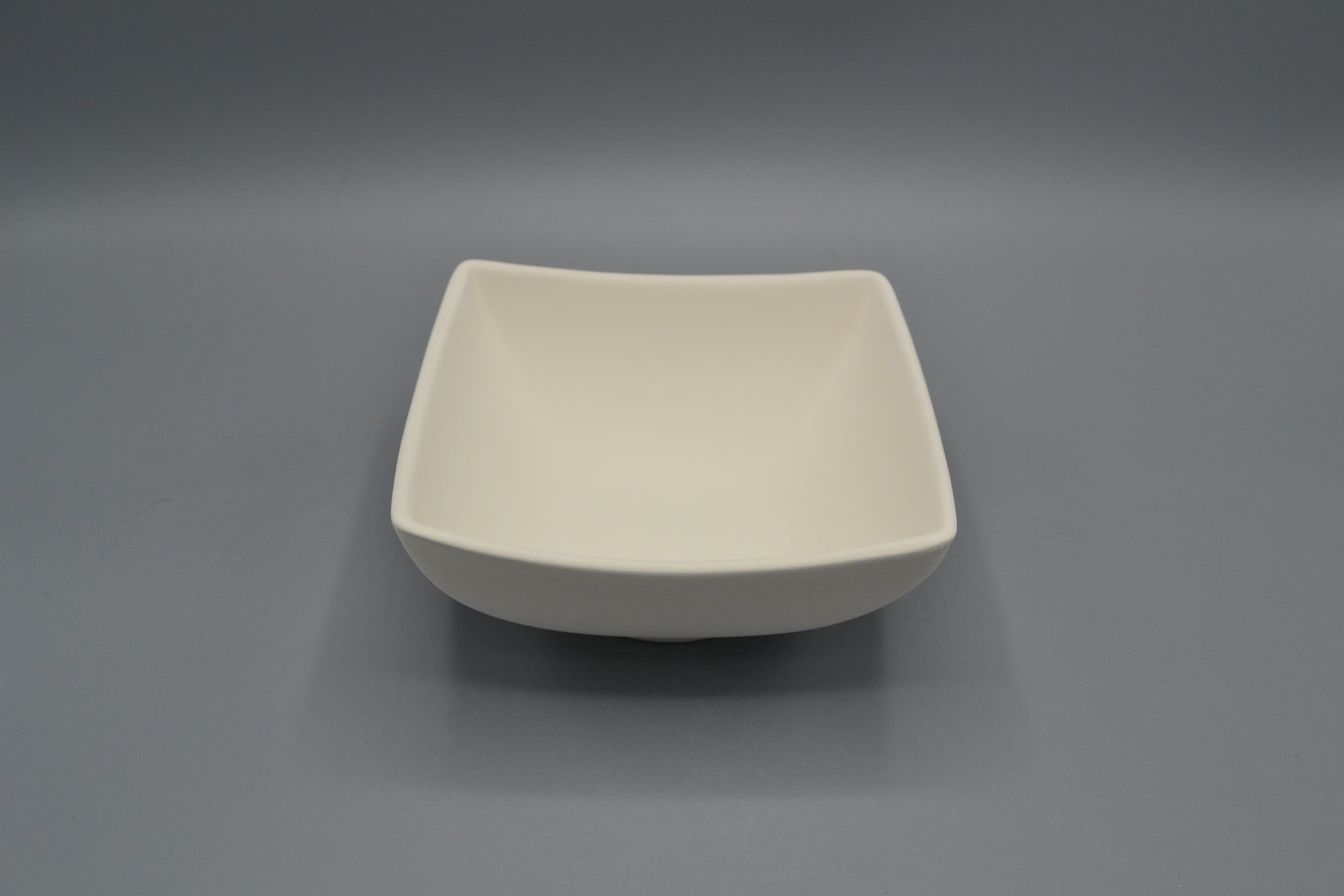 Coppetta quadrata in ceramica semilavorata GREZZA da dipingere