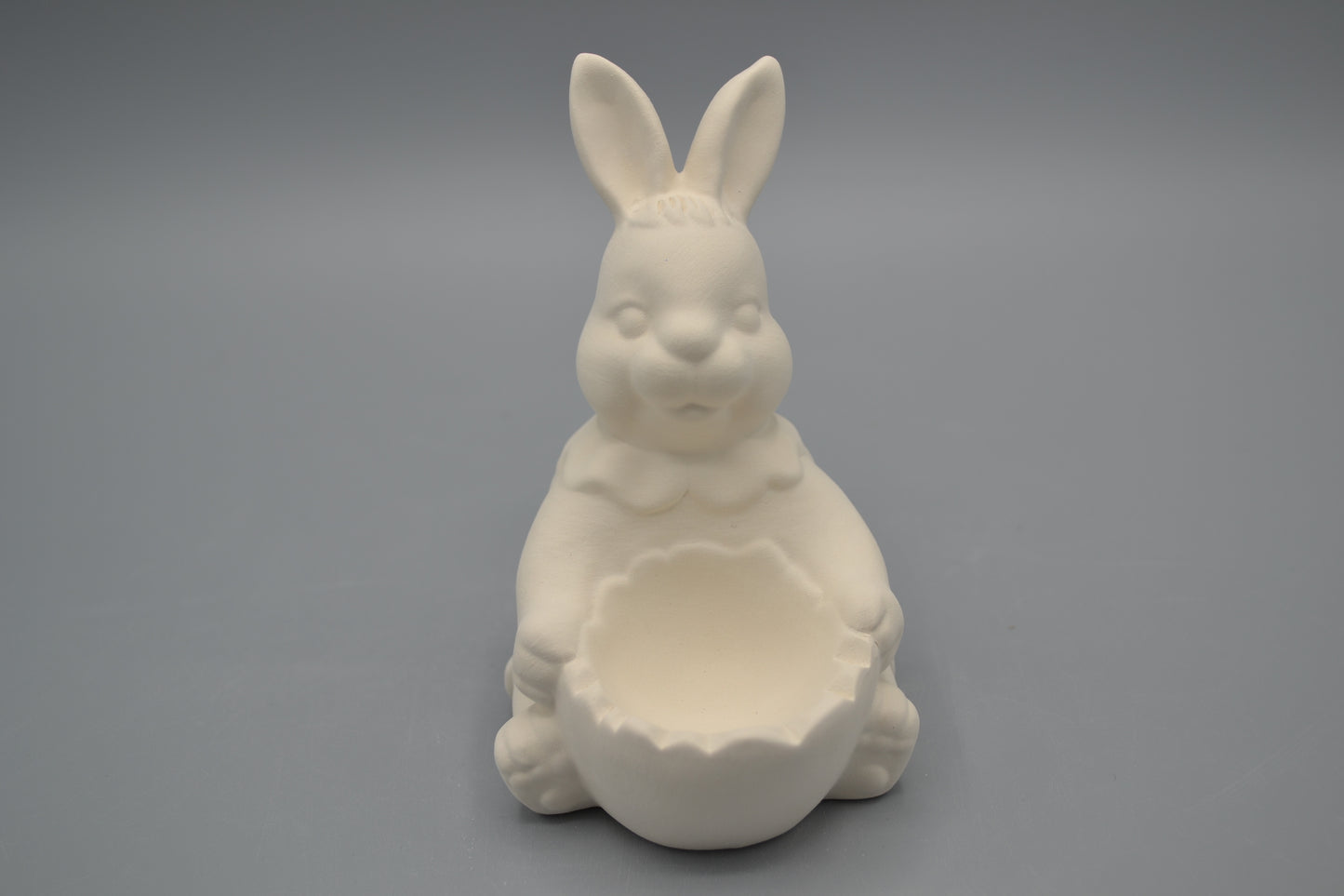 Coniglietto portauova in ceramica semilavorata GREZZA da dipingere