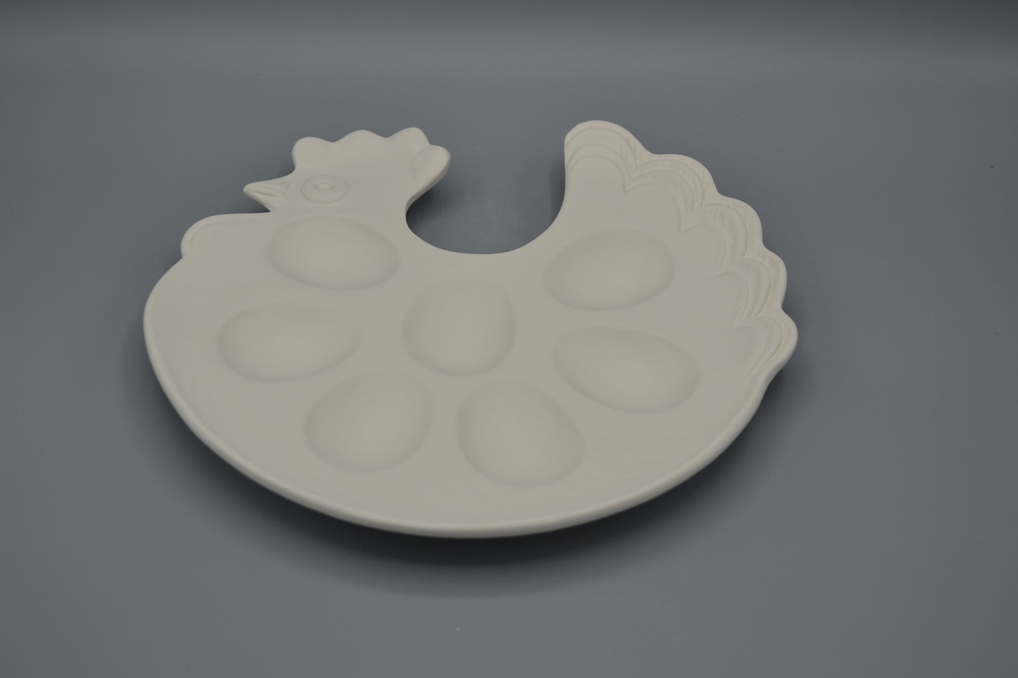 Portauova in ceramica semilavorata GREZZA da dipingere