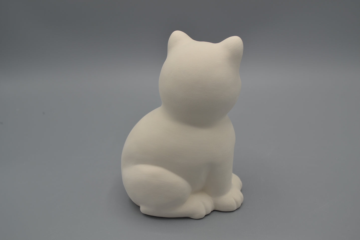 Gatto in ceramica semilavorata GREZZA da dipingere
