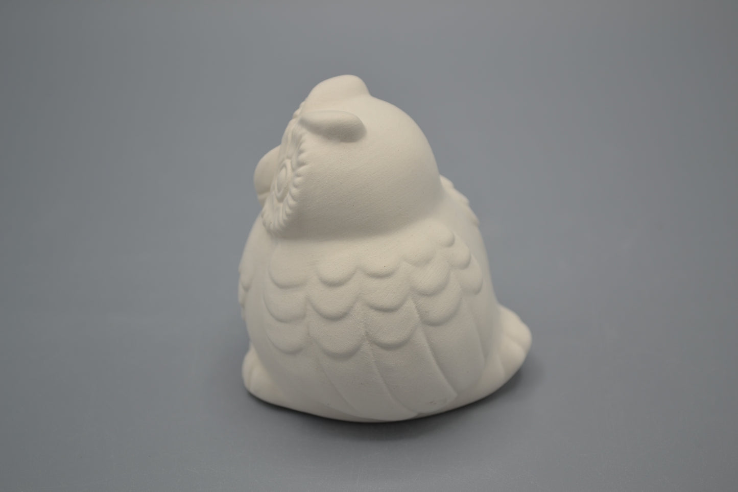 Gufo in ceramica semilavorata GREZZA da dipingere