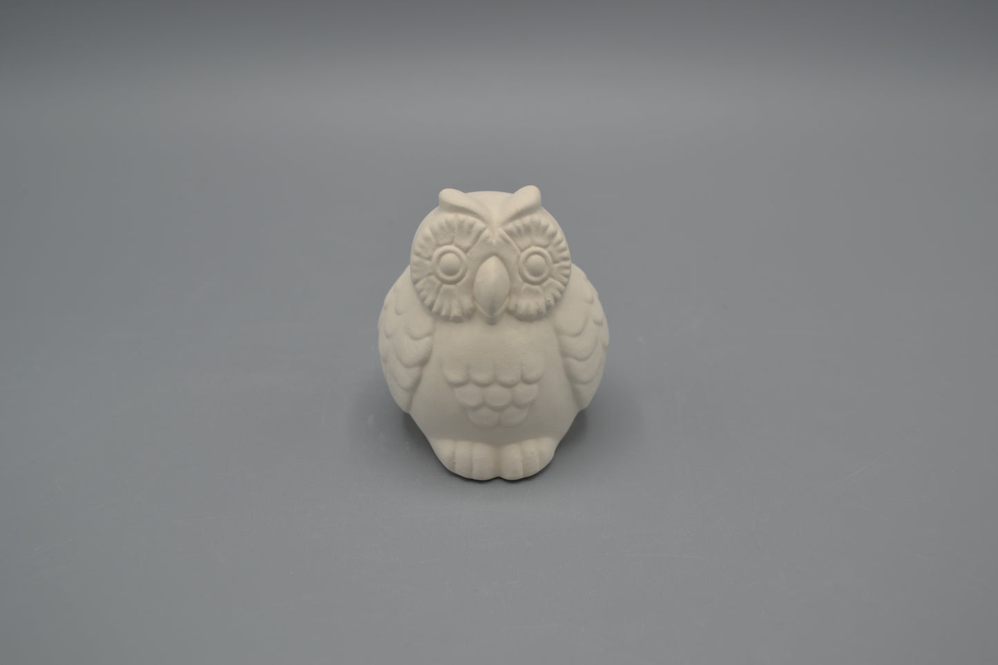 Gufo in ceramica semilavorata GREZZA da dipingere