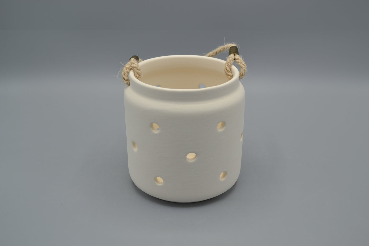 Lanterna grande in ceramica semilavorata GREZZA da dipingere