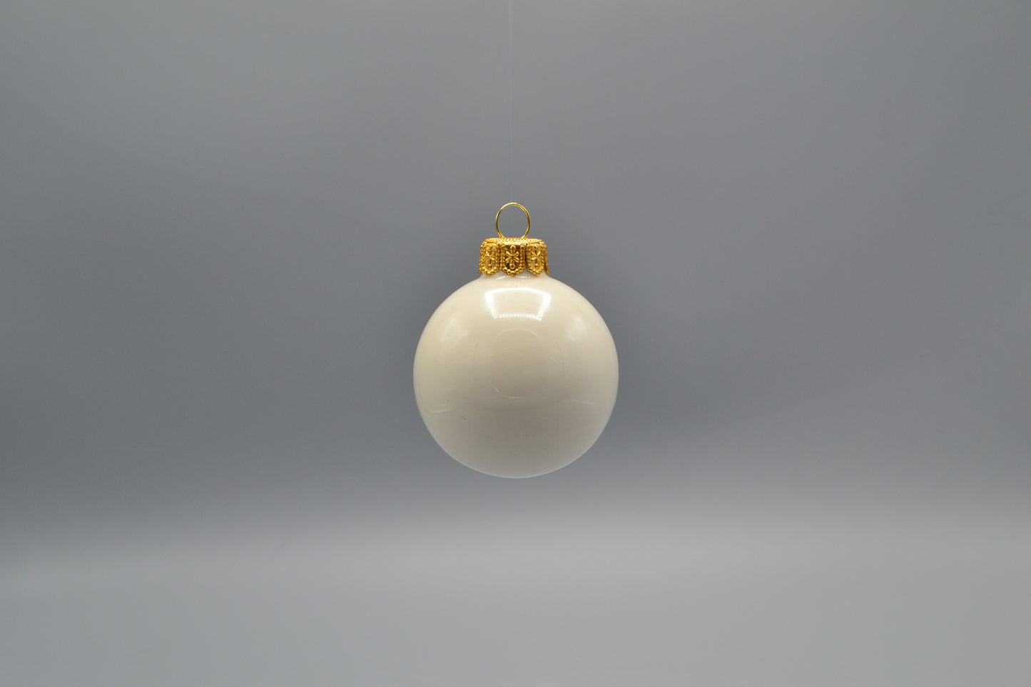 Pallina di Natale in ceramica LUCIDA cristallinata