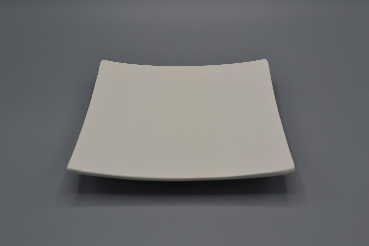 Piatto Quadro Punta in ceramica semilavorata GREZZA da dipingere