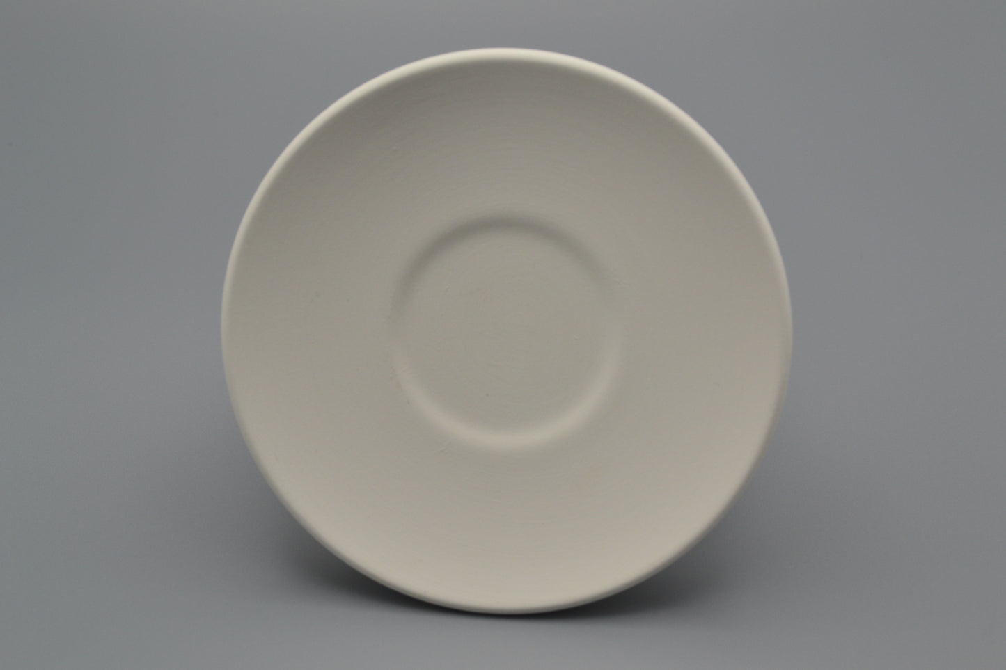 Piatto per tazza in ceramica semilavorata GREZZA da dipingere