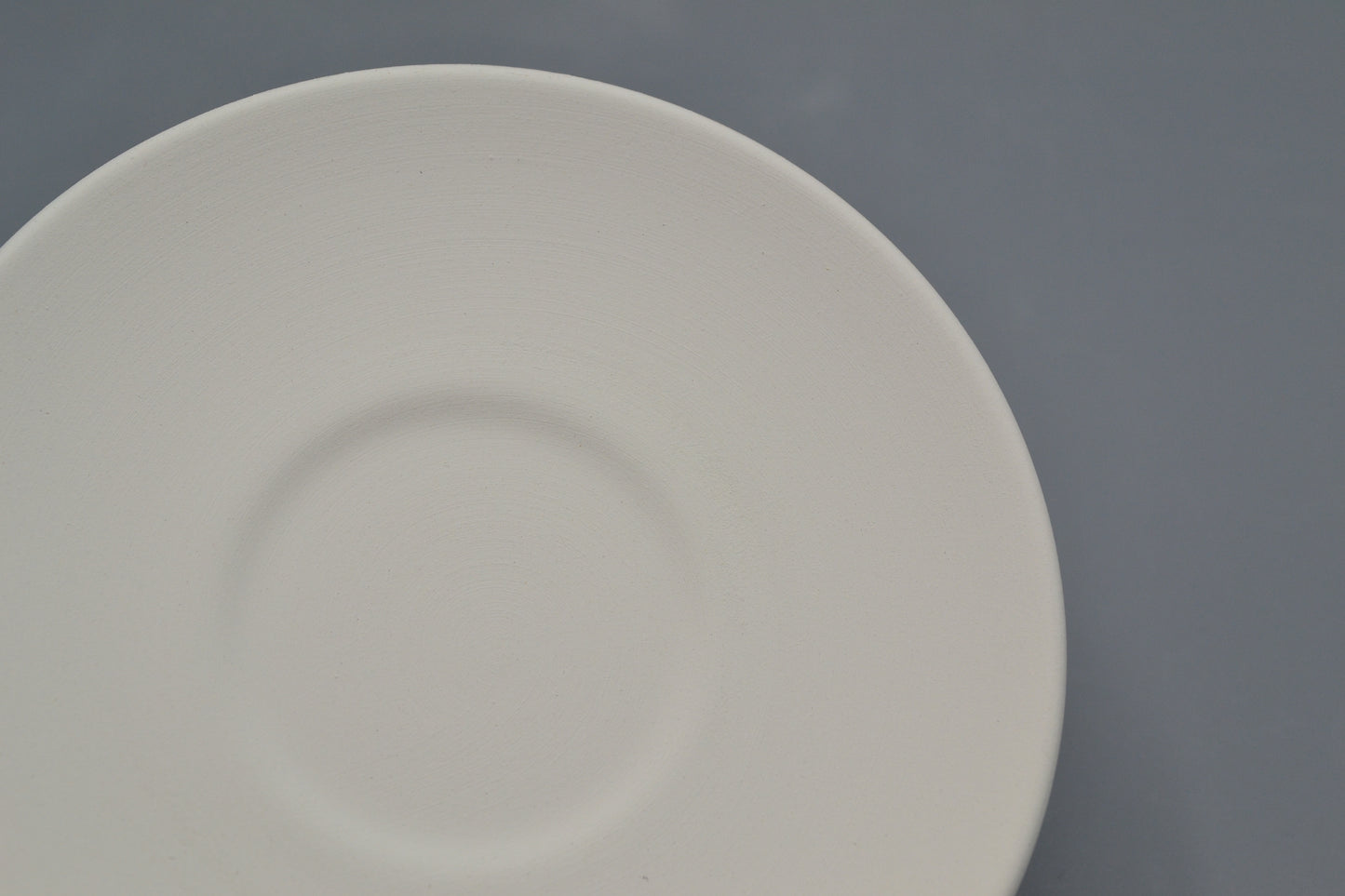 Piatto per tazza in ceramica semilavorata GREZZA da dipingere