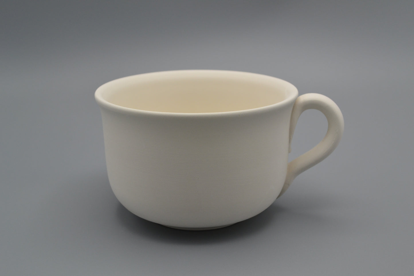 Tazzone Latte in ceramica semilavorata GREZZA da dipingere