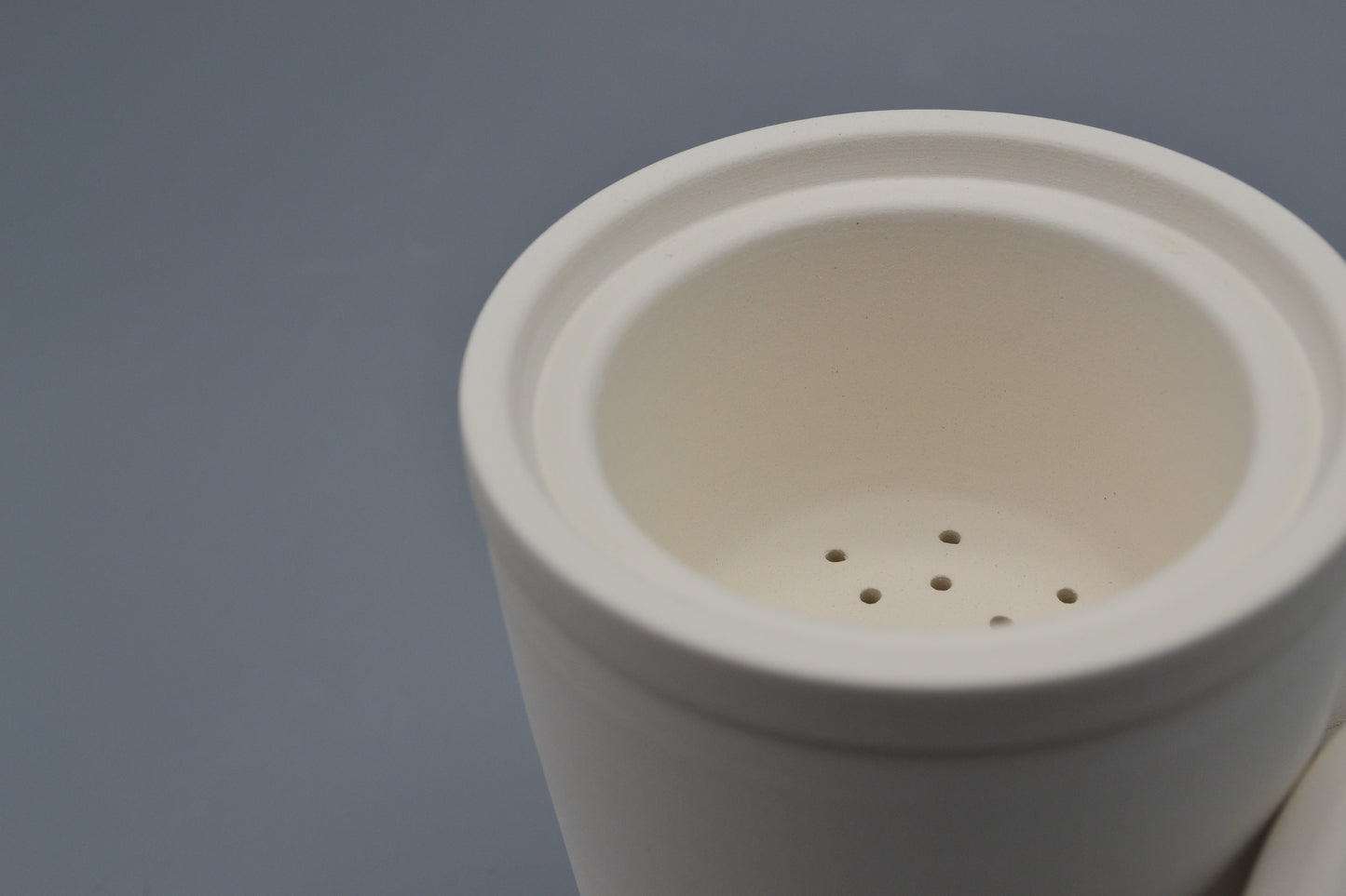 Tisaniera “bibita” in ceramica semilavorata GREZZA da decorare (tre pezzi)