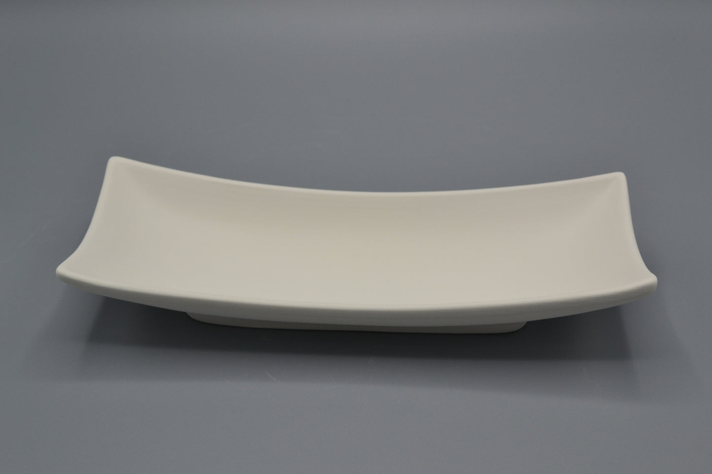 Vaschetta rettangolare in ceramica semilavorata GREZZA da dipingere