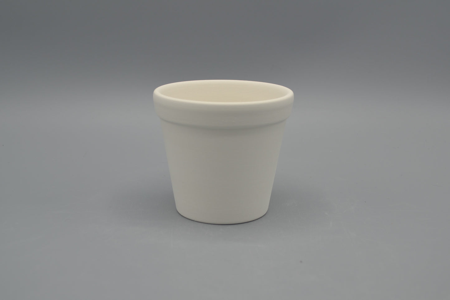 Vasetto in ceramica semilavorata GREZZA da dipingere