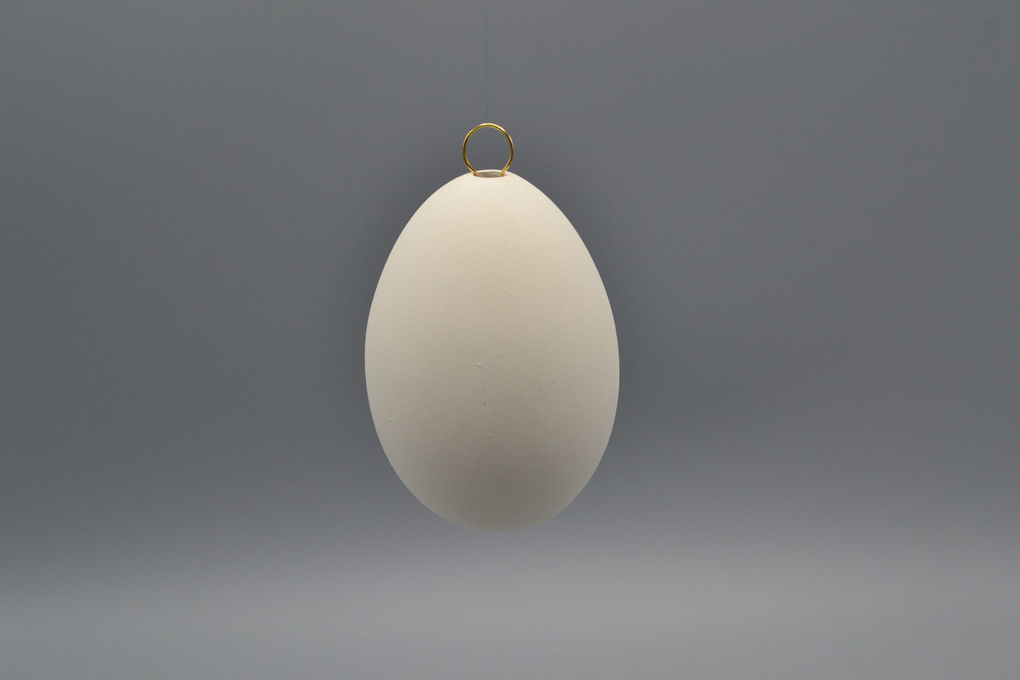 Uovo da appendere in ceramica semilavorata GREZZA da dipingere