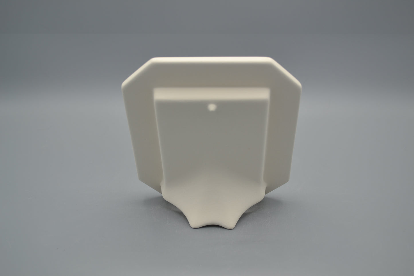 Porta Foto ottagonale piccolo in ceramica semilavorata GREZZA da dipingere