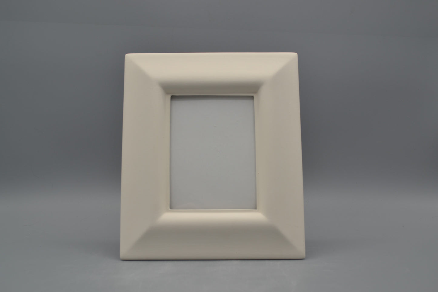 Porta Foto Rettangolare in ceramica semilavorata GREZZA da dipingere