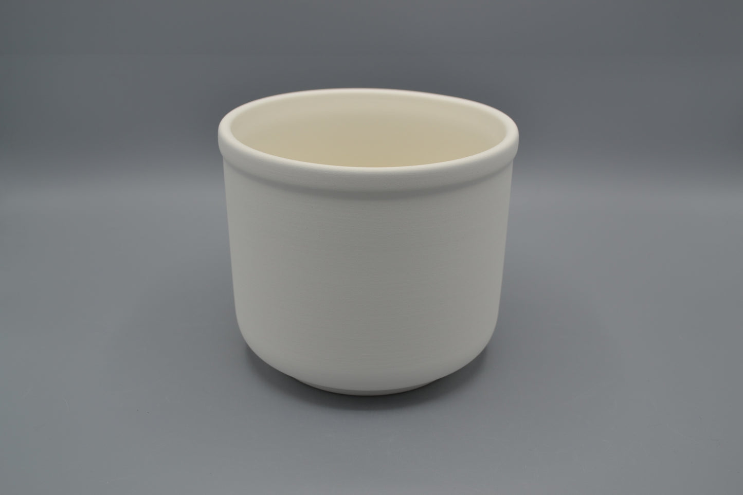 Porta Vasi cm. 12 in ceramica semilavorata GREZZA da dipingere