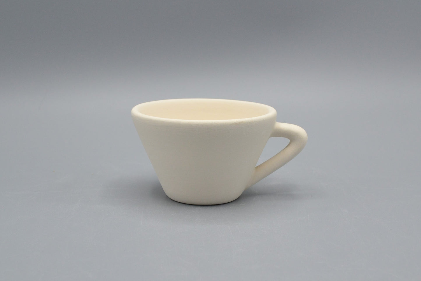 Tazza caffè Iris in ceramica semilavorata GREZZA da dipingere