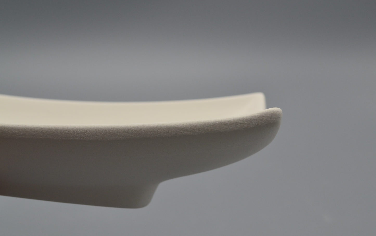 Vaschetta rettangolare in ceramica semilavorata GREZZA da dipingere